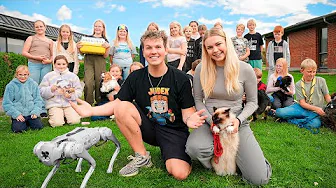 Jeg Overrasker en Skole med en Kæledyrs-dag!