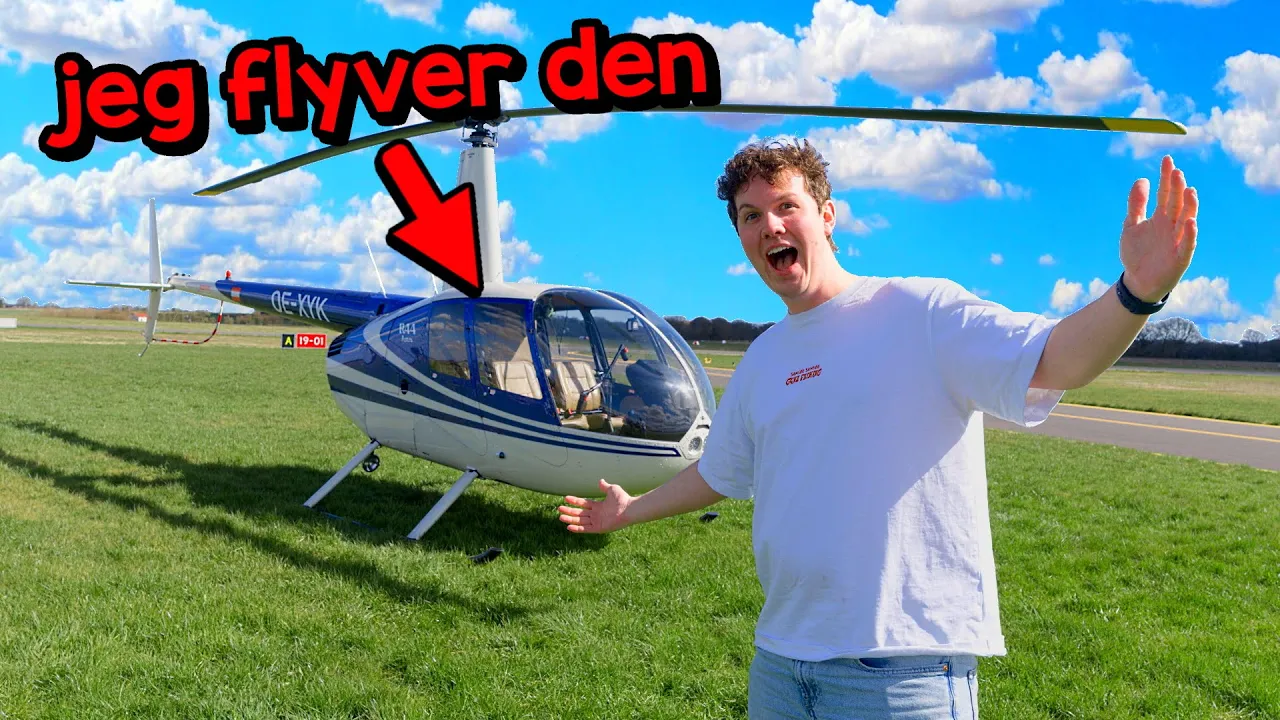 Jeg Flyver En Helikopter HELT SELV!