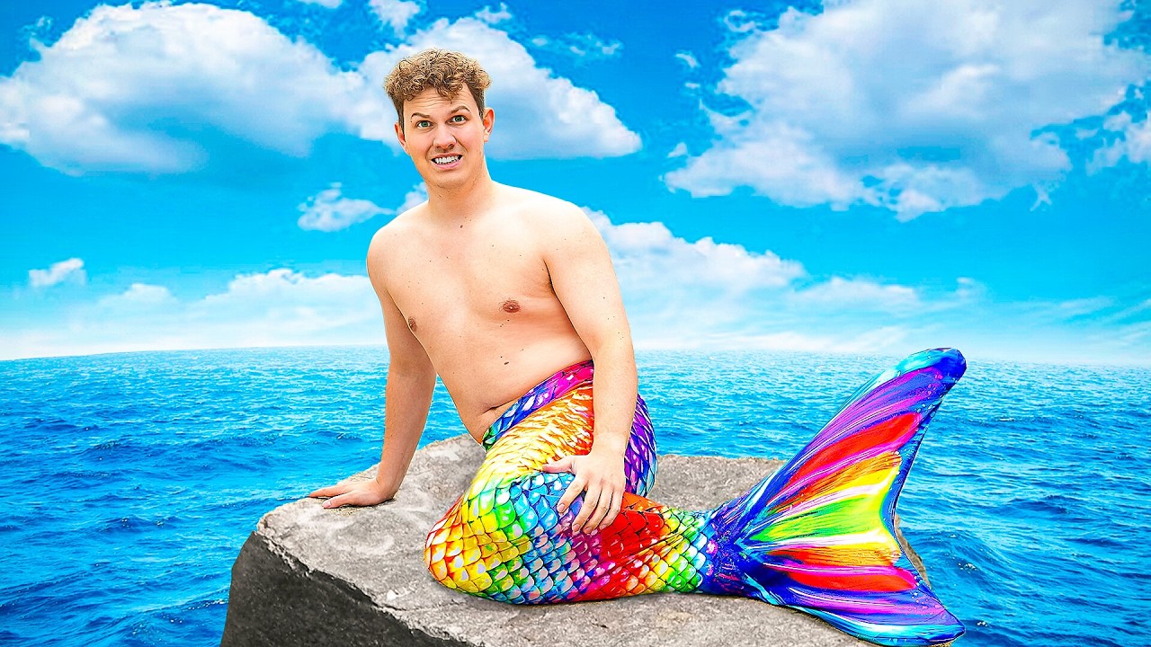 Jeg Arbejder Som Professionel Havfrue EN HEL DAG!