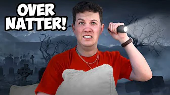 OVERNATTER ALENE PÅ EN KIRKEGÅRD