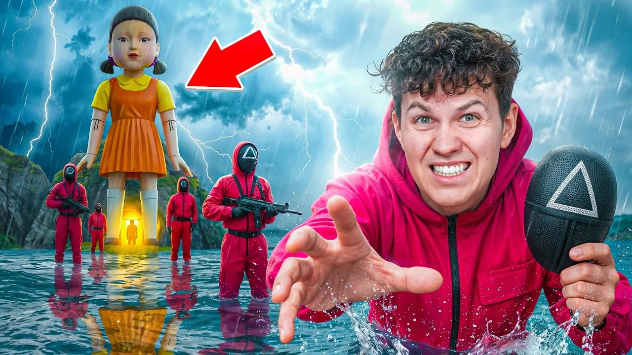 Jeg Overnatter På Et SQUID GAME HOTEL i Udlandet!