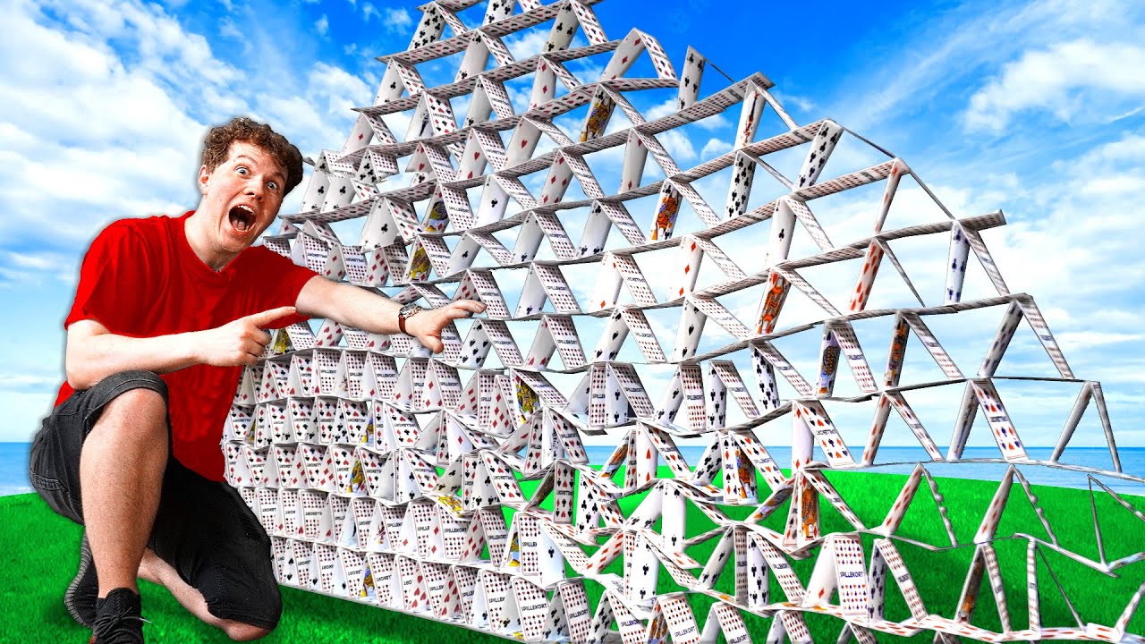 Jeg Bygger DANMARKS STØRSTE Korthus!