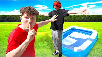Pranker Shadys med en KOLD POOL! (Han Blev Sur)