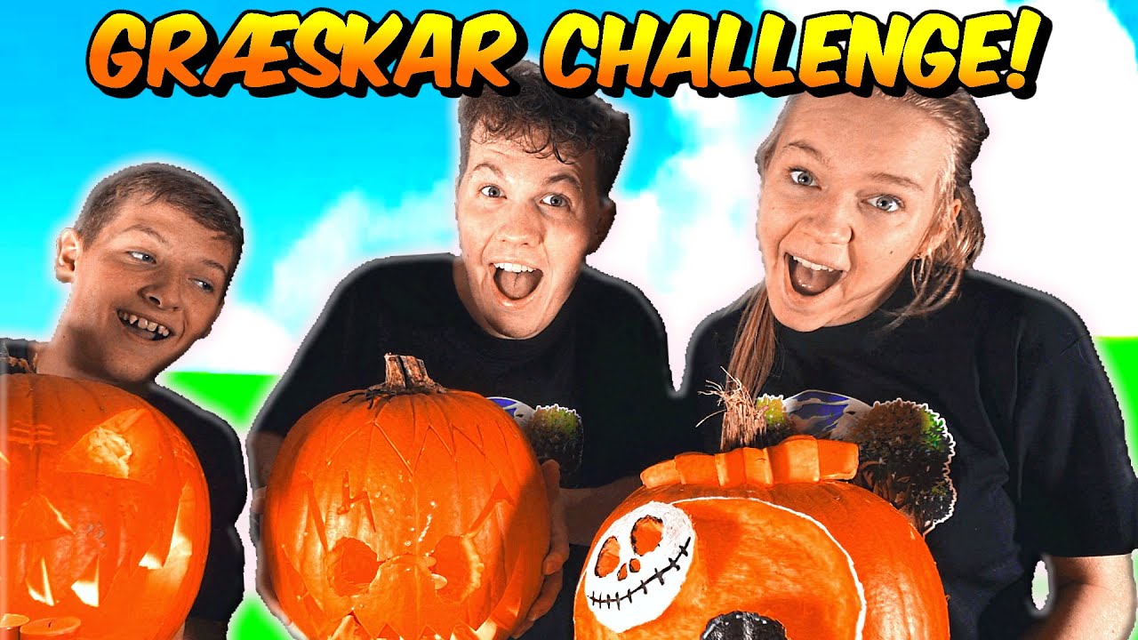 Hvem laver det Sejeste Græskar!? (MED KLAM STRAF!!)