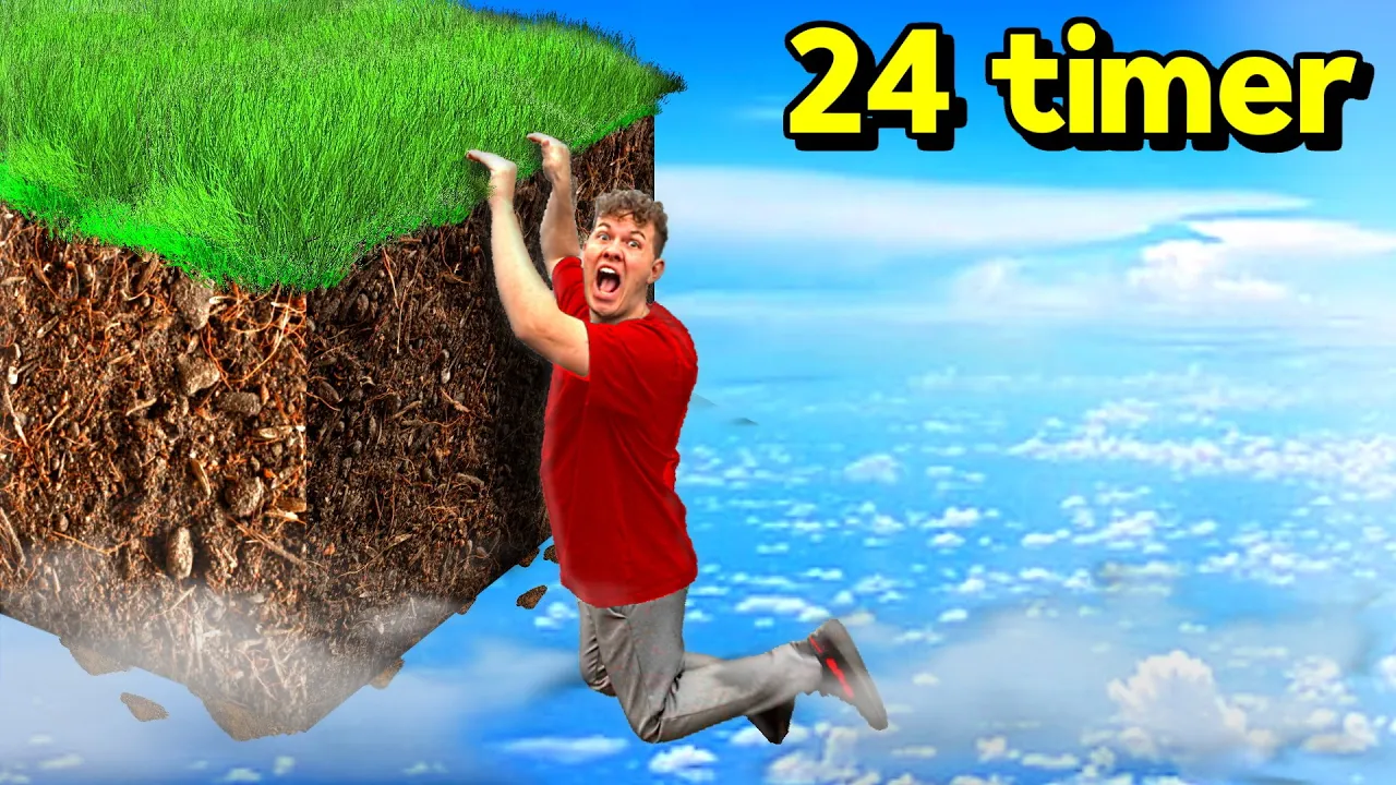 24 TIMER PÅ EN RIGTIG MINECRAFT BLOCK