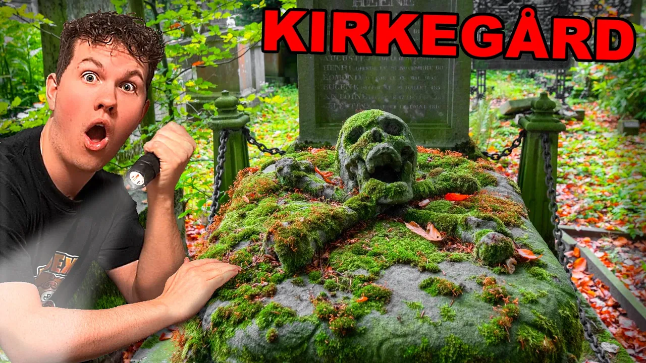 Jeg Udforsker En Forladt Kirkegård!