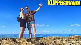 VI FANDT EN KÆMPE KLIPPESTRAND!! - Malta med min Kæreste #2