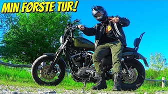 Jeg kører FØRSTE GANG på min Harley Davidson!