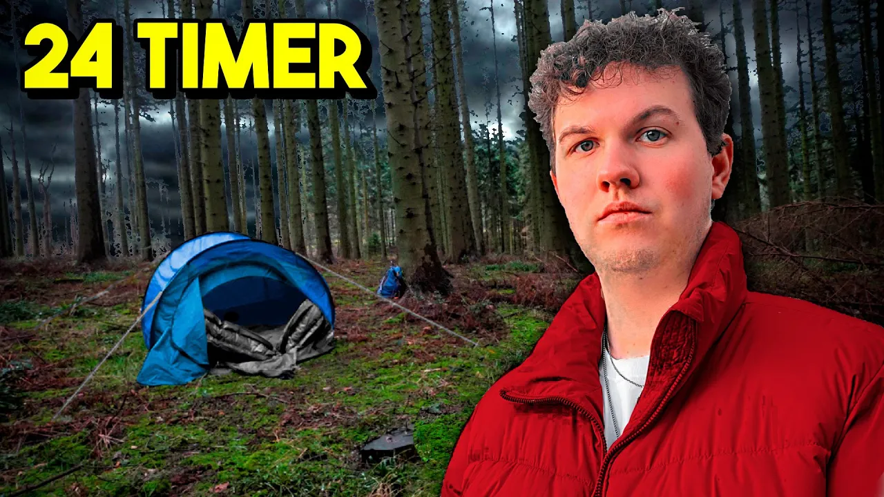 24 Timer ALENE i en MØRK SKOV!