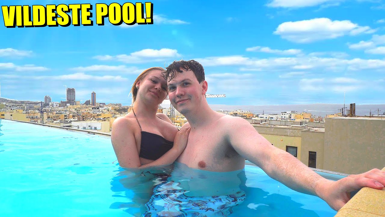 KÆMPE POOL PÅ 9. ETAGE!! - Malta med min Kæreste #1