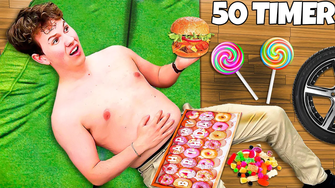 Spiser Kun Mad Fra En Tankstation i 50 TIMER