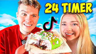 24 TIMER Hvor Vi KUN Spiser TikTok Mad!