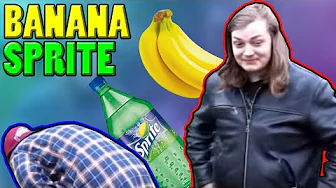 BANANA "SPRITE" (FAXE KONDI) CHALLENGE | 100 Subs Special