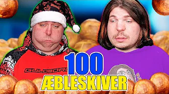 TO TYKKE DRENGE SPISER ÆBLESKIVER! *KASTER OP*
