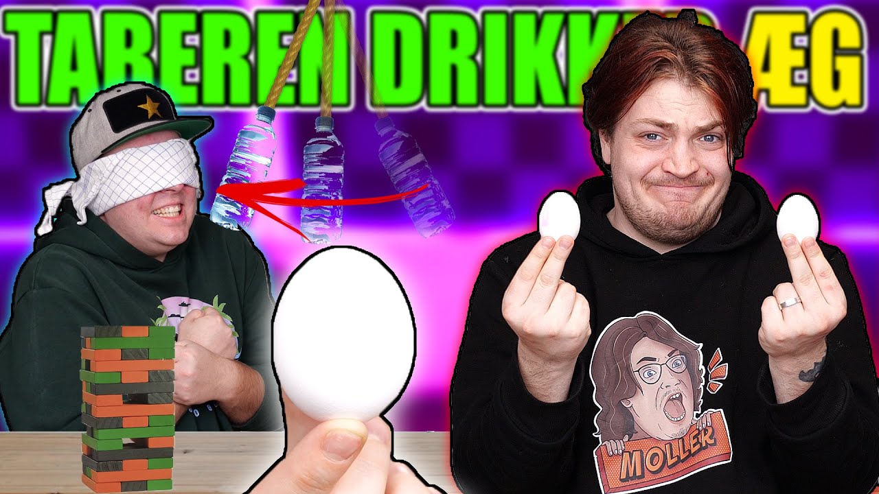 TABEREN DRIKKER RÅ ÆG!