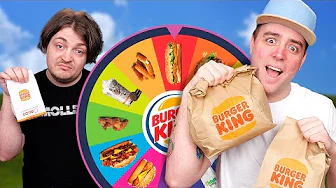 HJULET BESTEMMER VORES BURGER KING MENU!