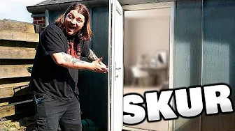 Jeg Laver Mit Skur Til Et Værelse Og Bor Der I 24 Timer!