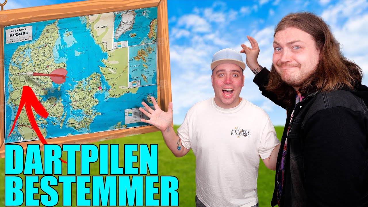 DER HVOR DARTPILEN LANDER KØRER VI HEN!
