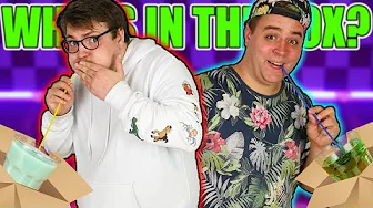 HVEM FÅR DET KLAMMESTE? | Whats In The Box Challenge #3
