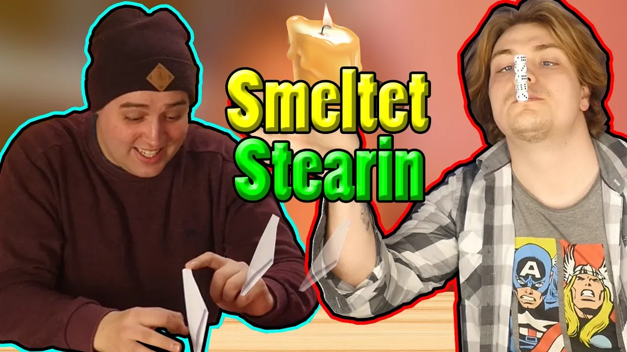 TABEREN FÅR VARMT STEARIN I ANSIGTET!