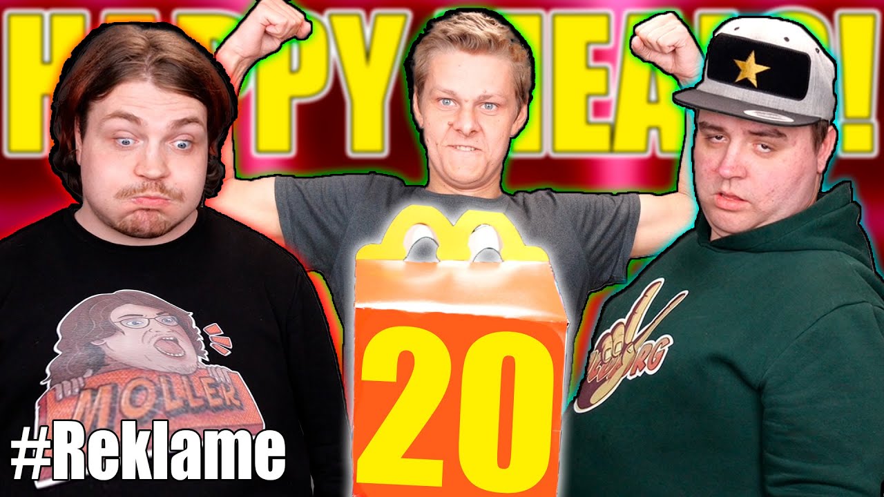 TO TYKKE DRENGE (OG OLIVER) SPISER HAPPY MEALS!