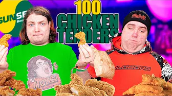 TO TYKKE DRENGE SPISER CHICKEN TENDERS! *FAIL*