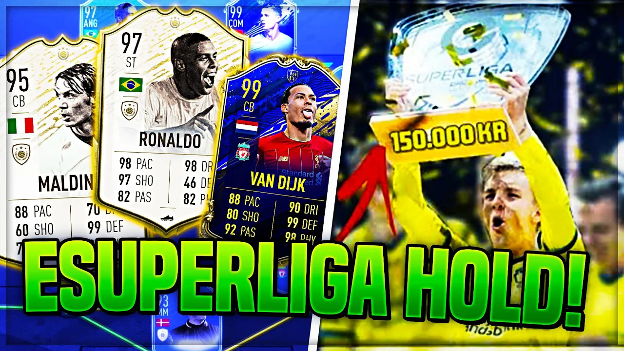 Mit SINDSSYGE Hold til eSuperligaen Sæson 4! (m. R9 Prime Moment & Van Dijk TOTY)