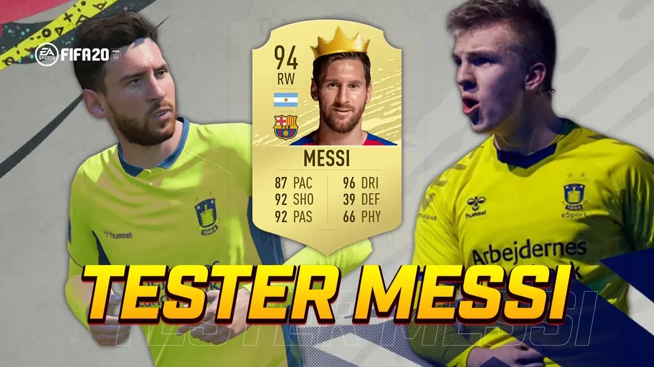 ER MESSI DEN BEDSTE SPILLER I FIFA 20? MESSI REVIEW + AFSLØRER VINDEREN AF GIVEAWAY
