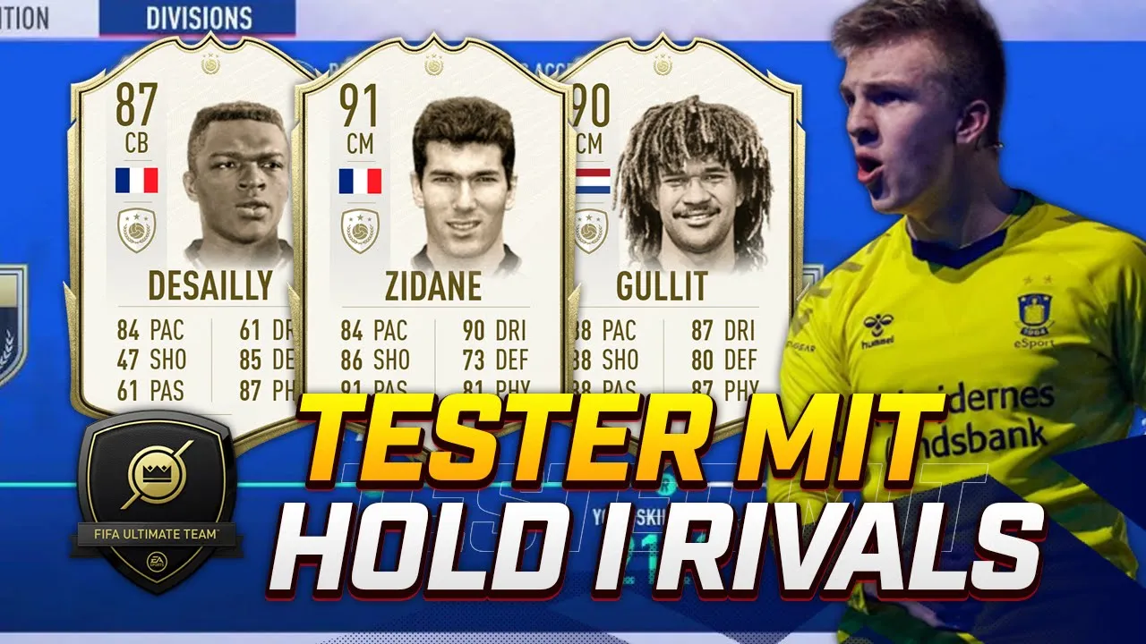 GULLIT OG ZIDANE ER FOR VILDE! TESTER MIT 13 MILLIONER TEAM I RIVALS!