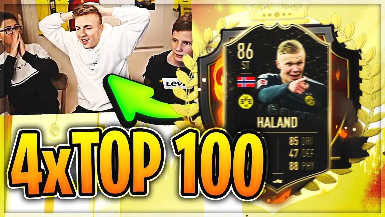 SINDSSYG Stor 4xTOP 100 Rewards Pack Opening!