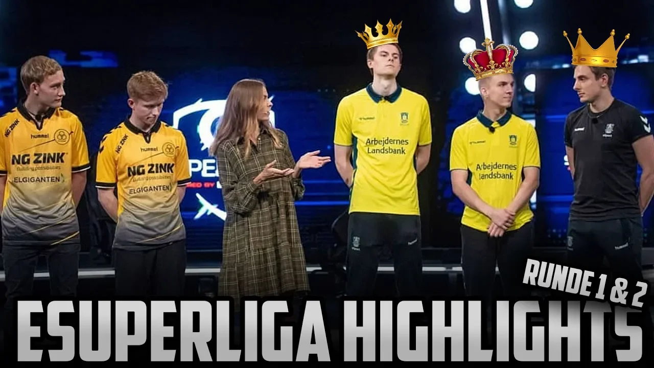 BEDSTE opgør i hele eSuperligaen!? (Highlights runde 1+2)