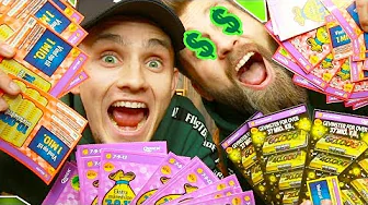 Vi brugte 2000,- på skrabelodder, og vandt.....