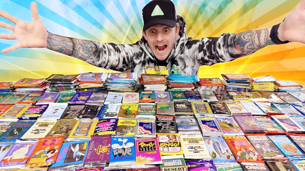 Jeg købte HELE hans samling! (OVER 300 PACKS!)
