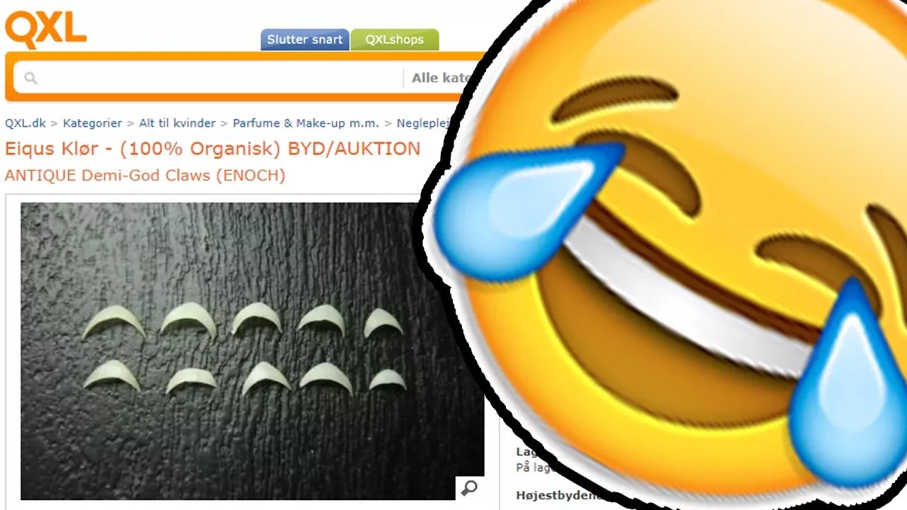 Sælger mine negle på internettet - "Gror Klør på 30 Dage"