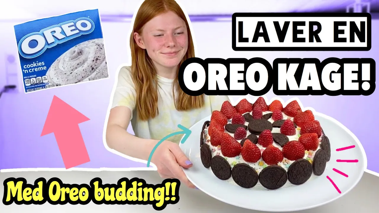LAVER EN OREO KAGE!!! Med Oreo budding!