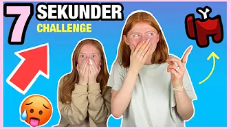 7 SEKUNDERS CHALLENGE! Dræb en I Among us! //Emmes krea-verden//