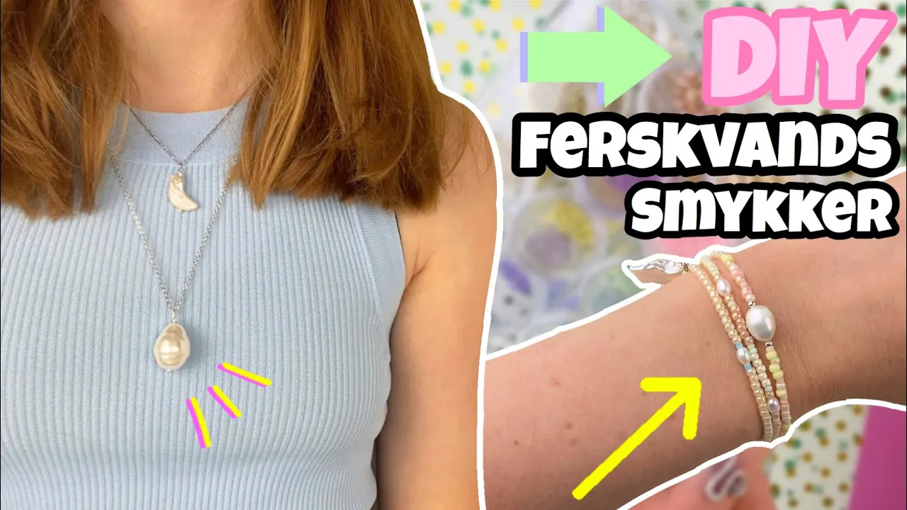 DIY Ferskvands smykker!! //Emmes krea-verden//