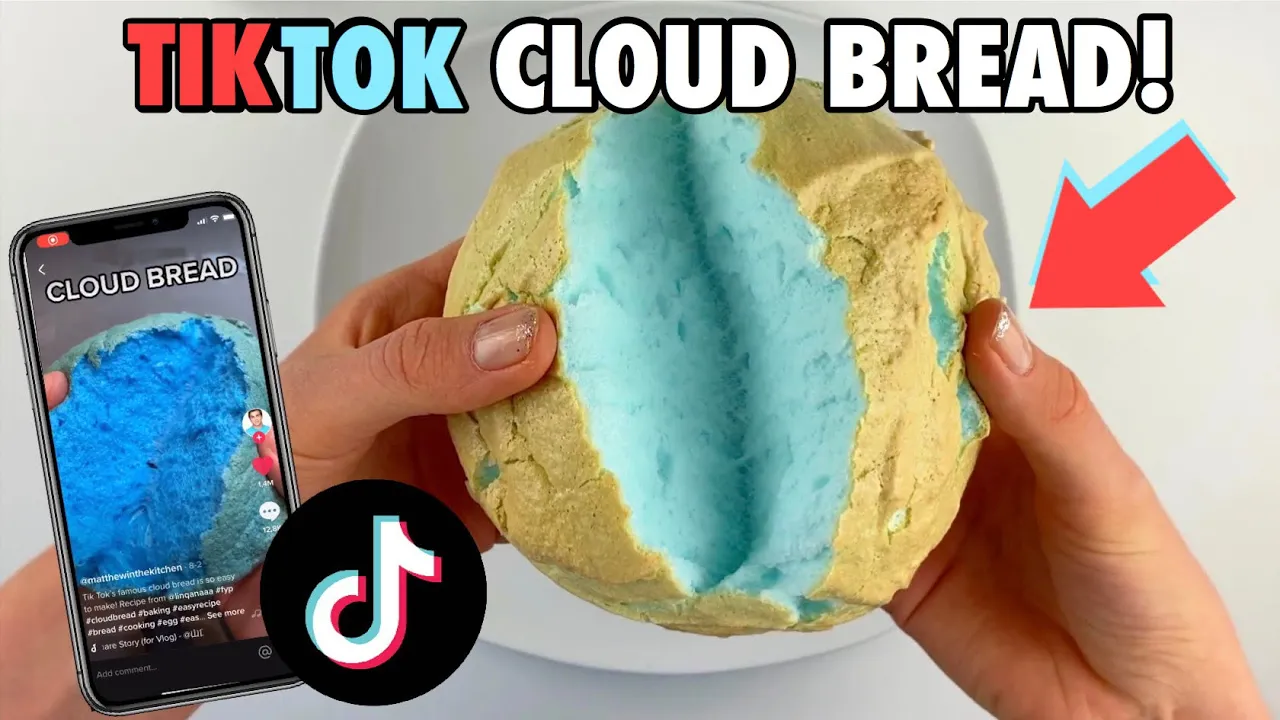 TIKTOK CLOUD BREAD!! //DIY//