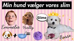 😱MIN HUND VÆLGER VORES SLIM!!!😱