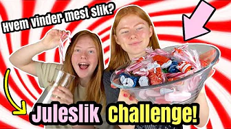 SLIK CHALLENGE!! Hvem får mest slik? //Emmes krea-verden//