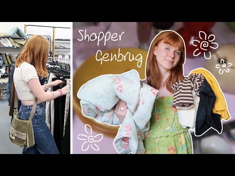 GENBRUGSSHOPPING IGEN IGEN - Tager i 4 genbrugsbutikker (try on haul)