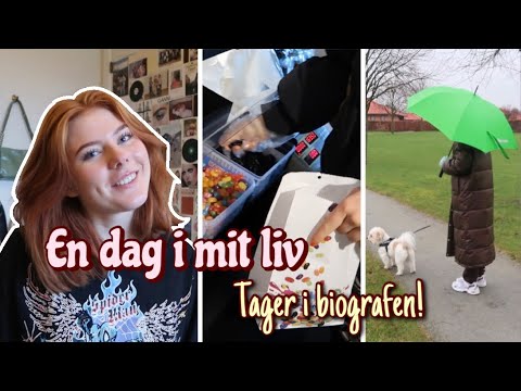 En dag i mit liv *vlog* birograf, smoothie bowl, unboxing m.m