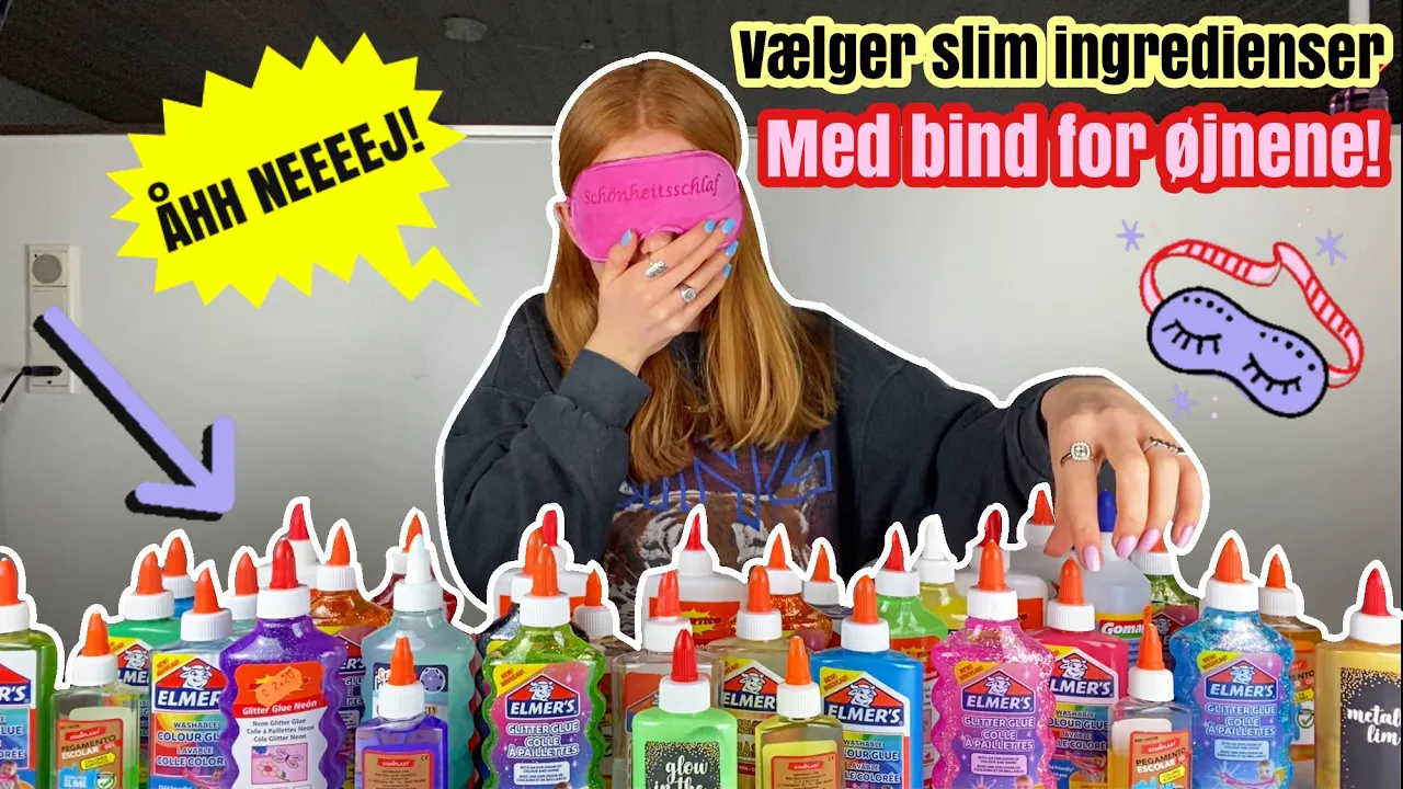 VÆLGER MINE SLIM INGREDIENSER MED BIND FOR ØJNENE!! //Emmes krea-verden//