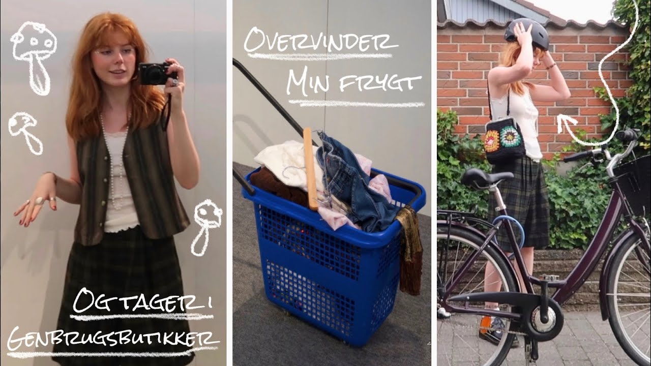 OVERVINDER MIN FRYGT OG SHOPPER GENBRUG!! + try on haul
