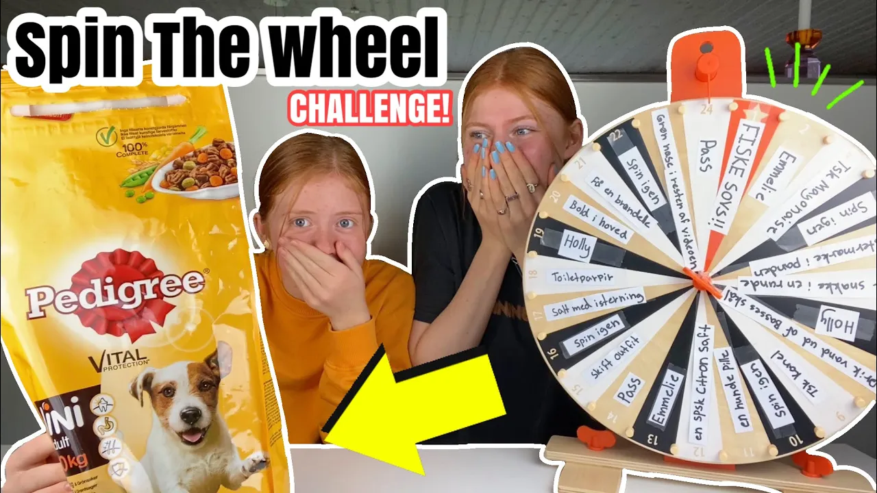 Spin The wheel CHALLENGE! Med Holly!