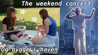 TAGER TIL THE WEEKND KONCERT! - farver øjenvipper, laver tun sushi og picnic