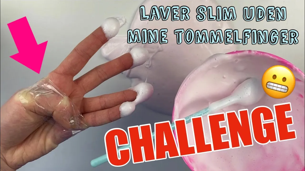 LAVER SLIM UDEN MINE TOMMELFINGRE CHALLENGE!!! (MEGA SVÆRT!)
