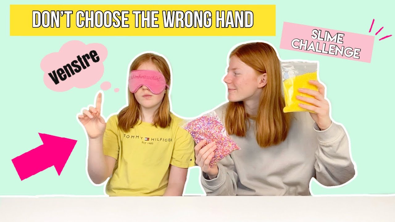 DON’T CHOOSE THE WRONG HAND SLIME CHALLENGE!!
