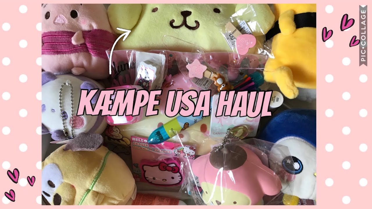 💖KÆMPE USA HAUL😱 //kawaii,squishies,tøj osv...