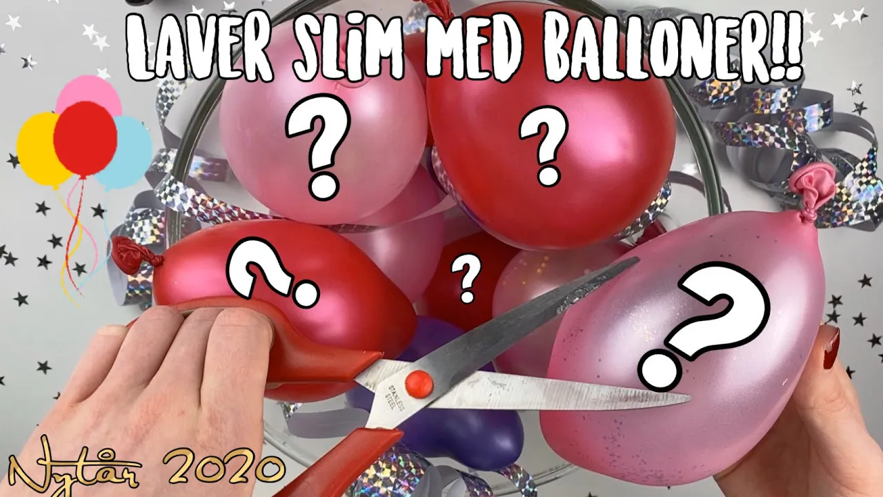 LAVER SLIM MED BALLONER!!! Nytår 2020!!